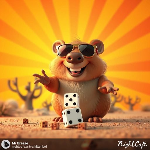 Wombat Shooting Craps