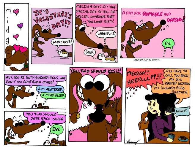 February midge cartoon